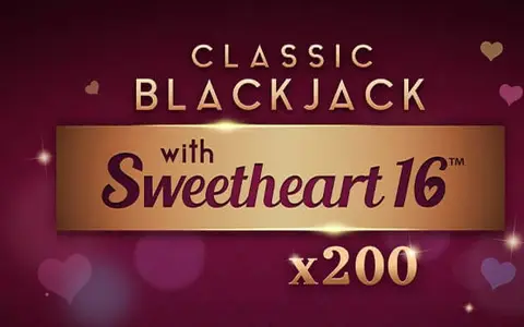 Classic Blackjack with Sweetheart 16 game cover